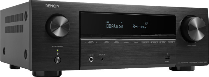 Denon AVR-X1800H DAB Zwart rechterkant