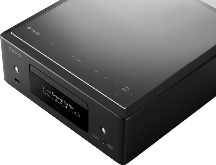 Denon CD Receiver RCDN-12 DAB+ Zwart detail