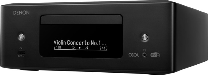Denon CD Receiver RCDN-12 DAB+ Zwart null