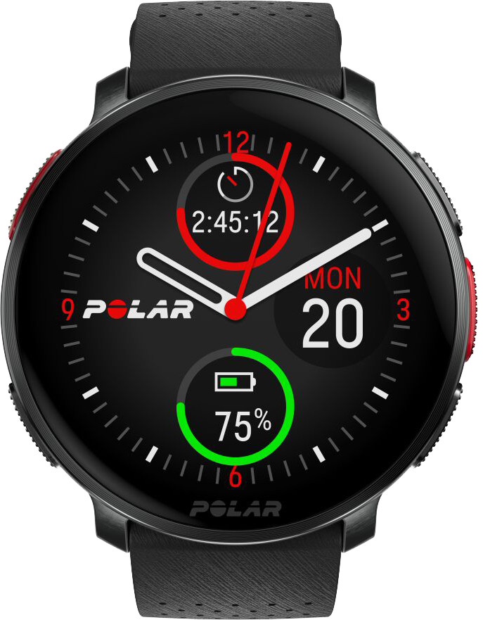 Polar Vantage V3 Black + H10 Heart Rate Monitor Chest Strap front
