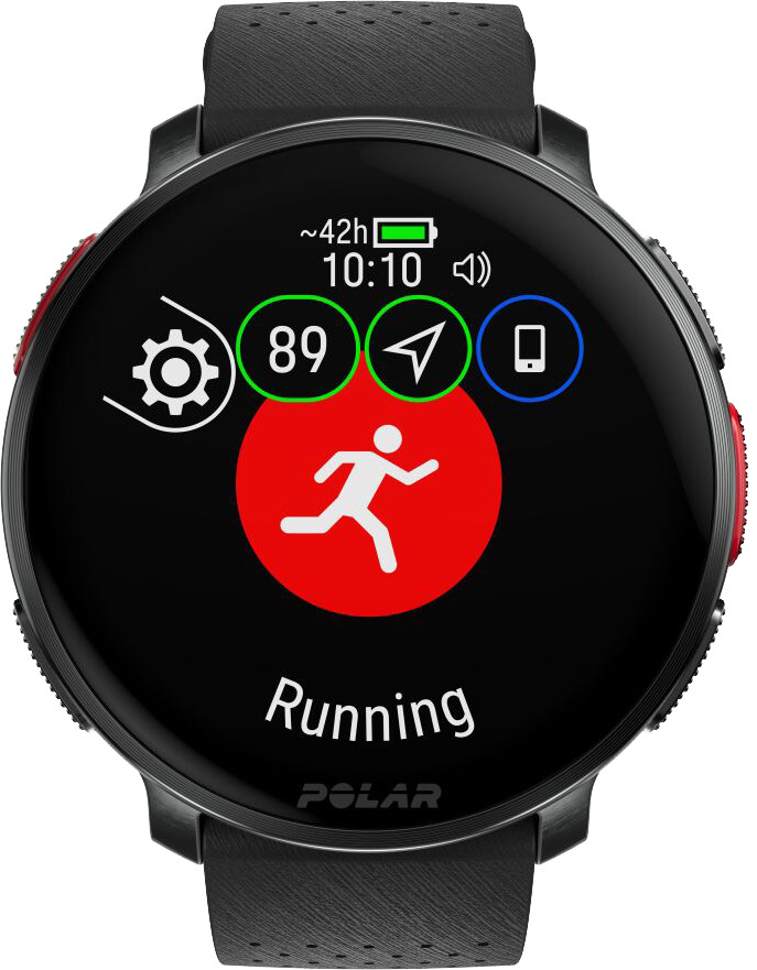 Polar Vantage V3 Black + H10 Heart Rate Monitor Chest Strap front
