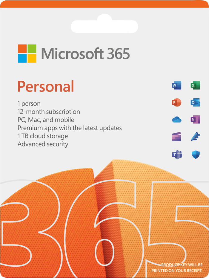Microsoft Office 365 Personal EN Abonnement 1 jaar Main Image