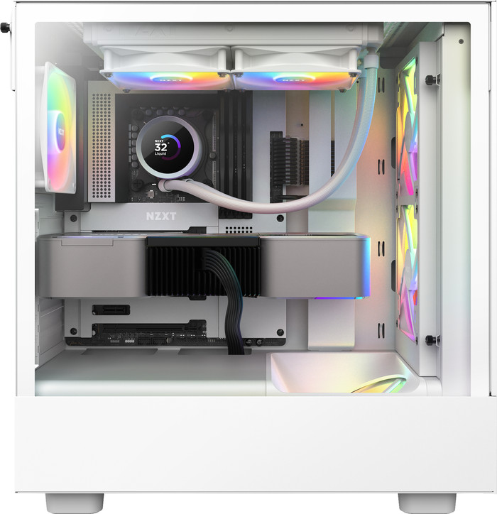 NZXT Kraken 240 - RGB - White produkt in gebrauch
