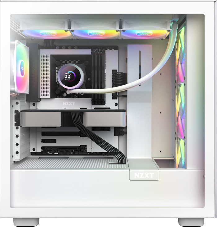 NZXT Kraken 360 - RGB - White product in gebruik