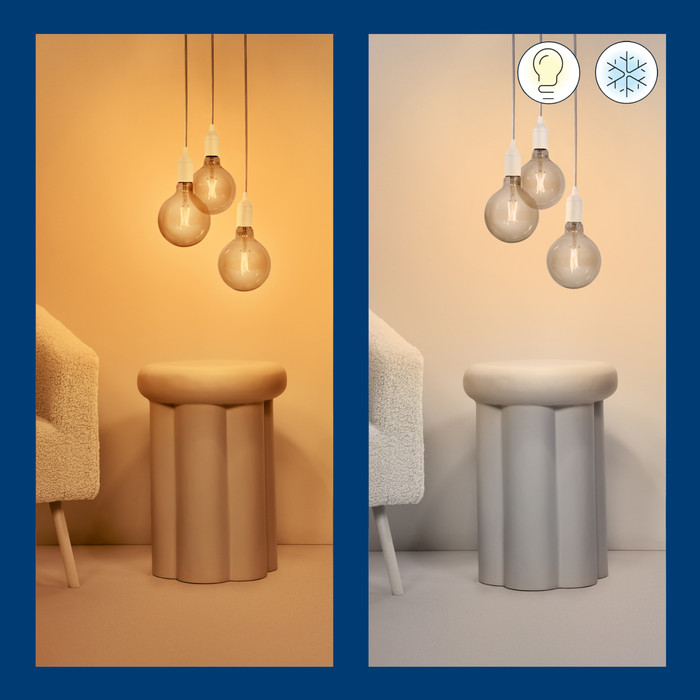 WiZ Smart Filament Light Globe XL - Warm to Cool White Light - E27 null