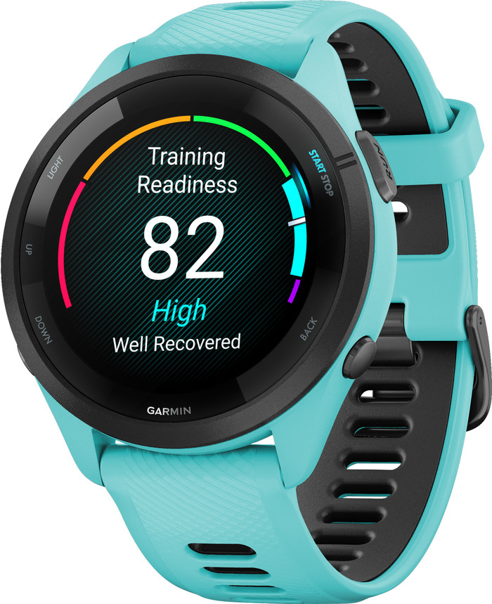 Garmin Forerunner 265 Blauw rechterkant