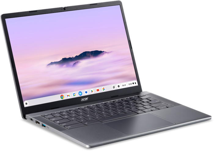 Acer Chromebook Plus 514 (CB514-3H-R5K0) AZERTY left side