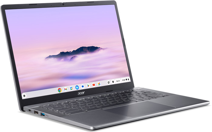Acer Chromebook Plus 514 (CB514-3H-R5K0) AZERTY left side