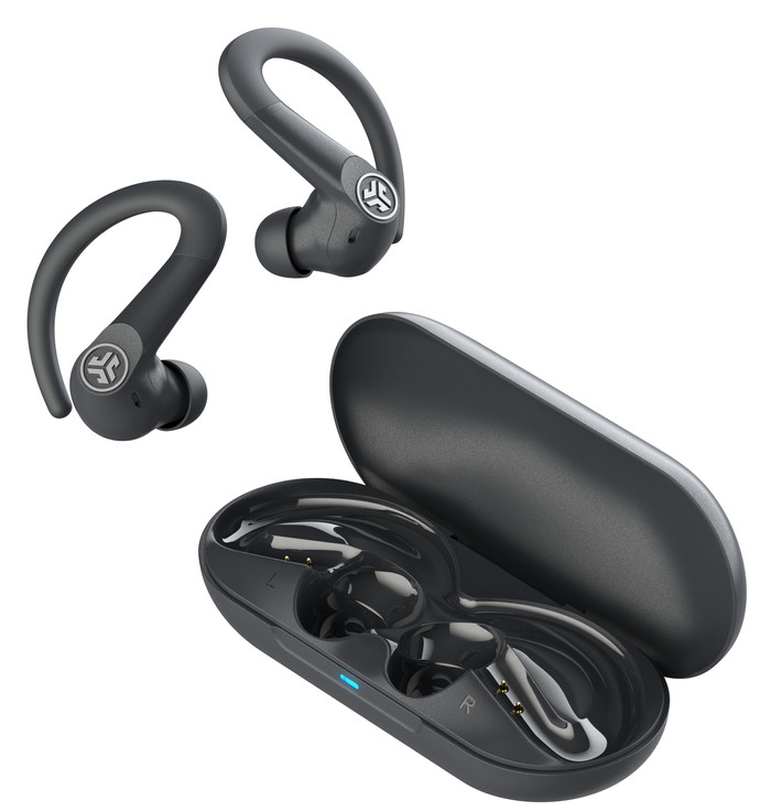 Jlab Go Sport ANC True Wireless Earbuds Grijs rechterkant
