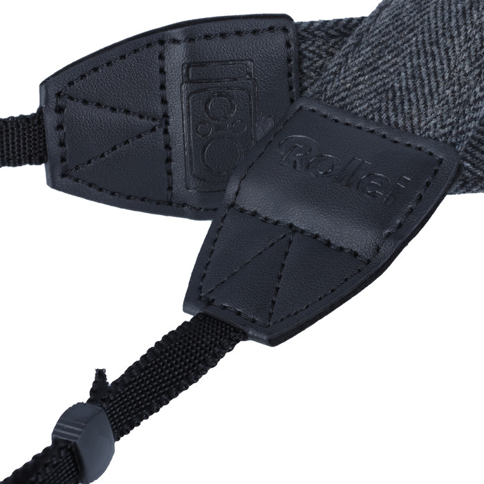 Rollei Camera Strap Zwart detail