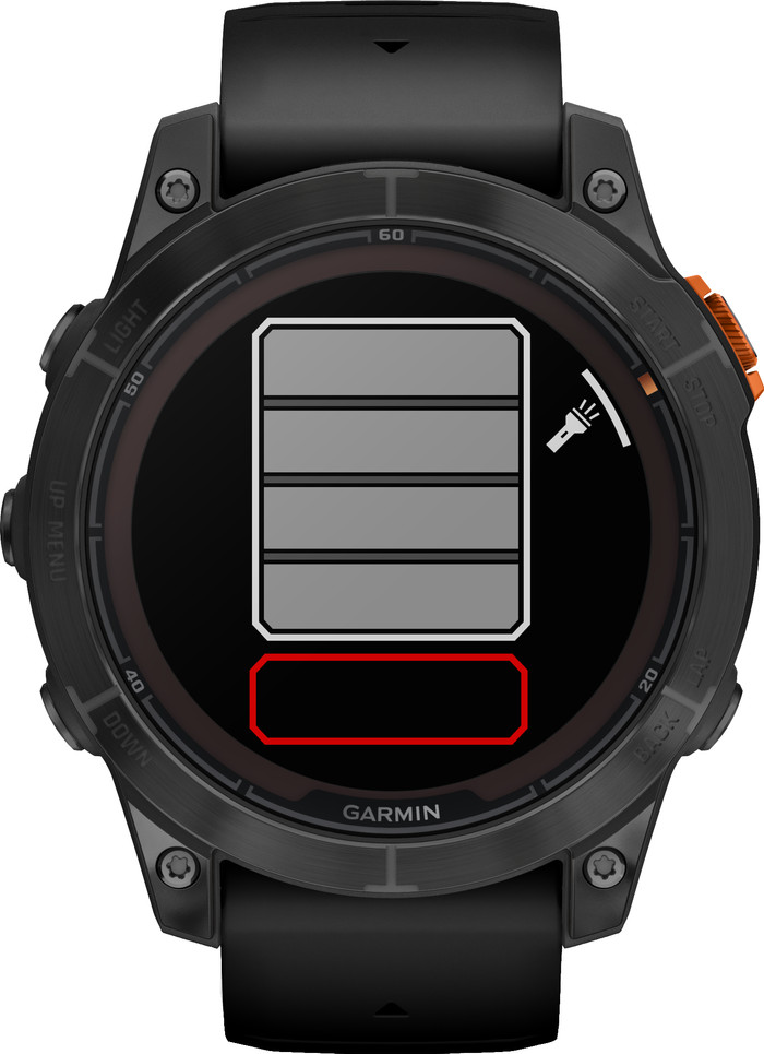 Garmin Fenix 7 Pro Solar Zwart 47mm voorkant