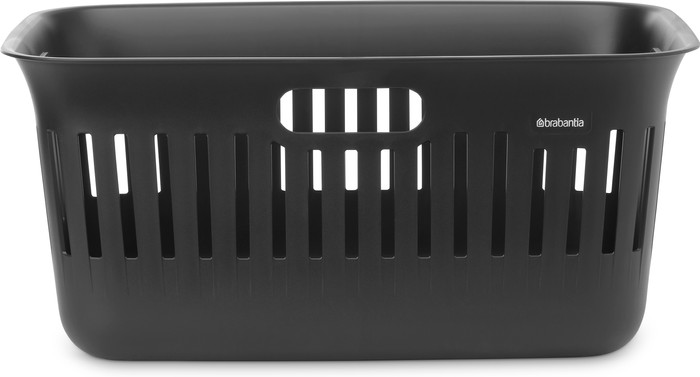 Brabantia Collect-It Wasmand 40 liter - Set van 2 - Zwart voorkant