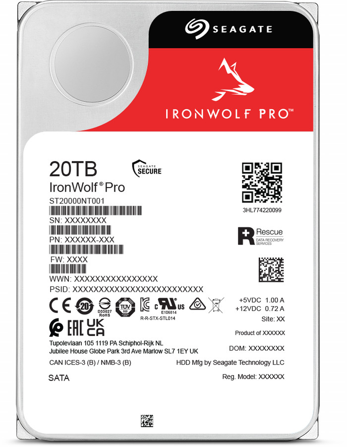 Seagate IronWolf Pro 20TB null