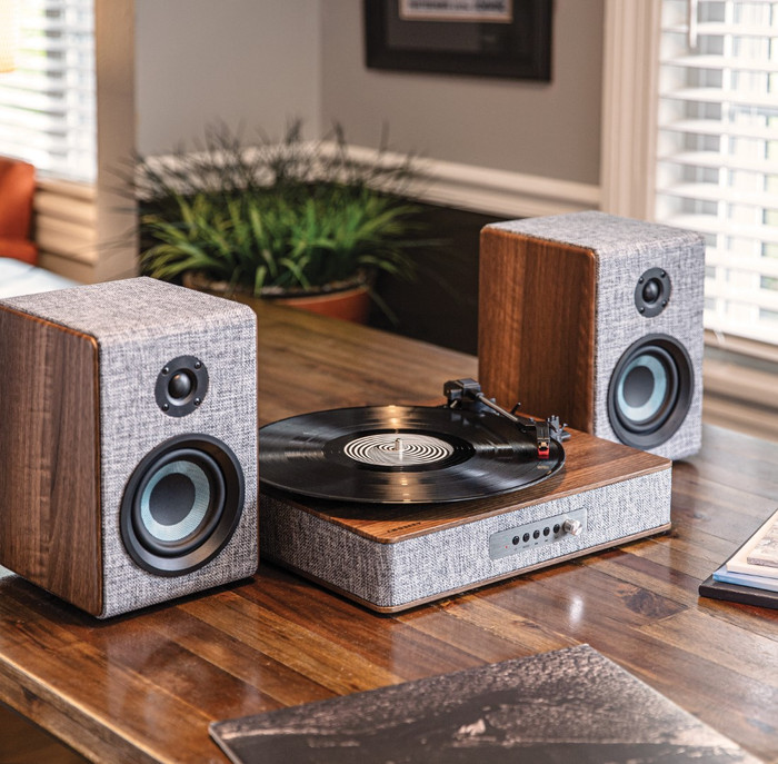 Crosley Aria Grey product in use