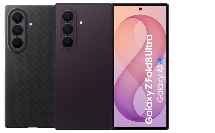 Samsung Galaxy Z Fold 8 Ultra 256GB Paars 5G + Carbon Back Cover met Magneet Zwart Main Image