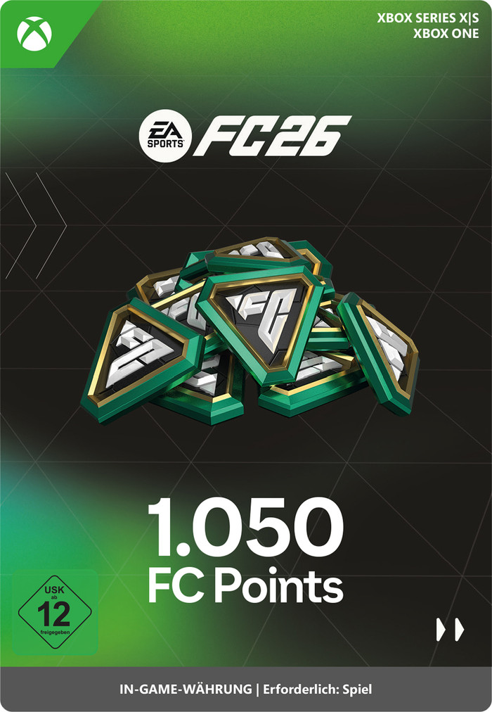 EA Sports FC 26 1050 FC Points Xbox Series X|S en Xbox One - Digitaal voorkant