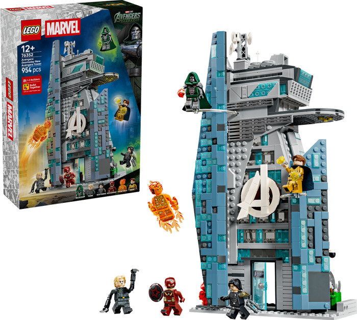 LEGO Marvel Avengers: Doomsday nieuwe Avengers toren 76352 verpakking