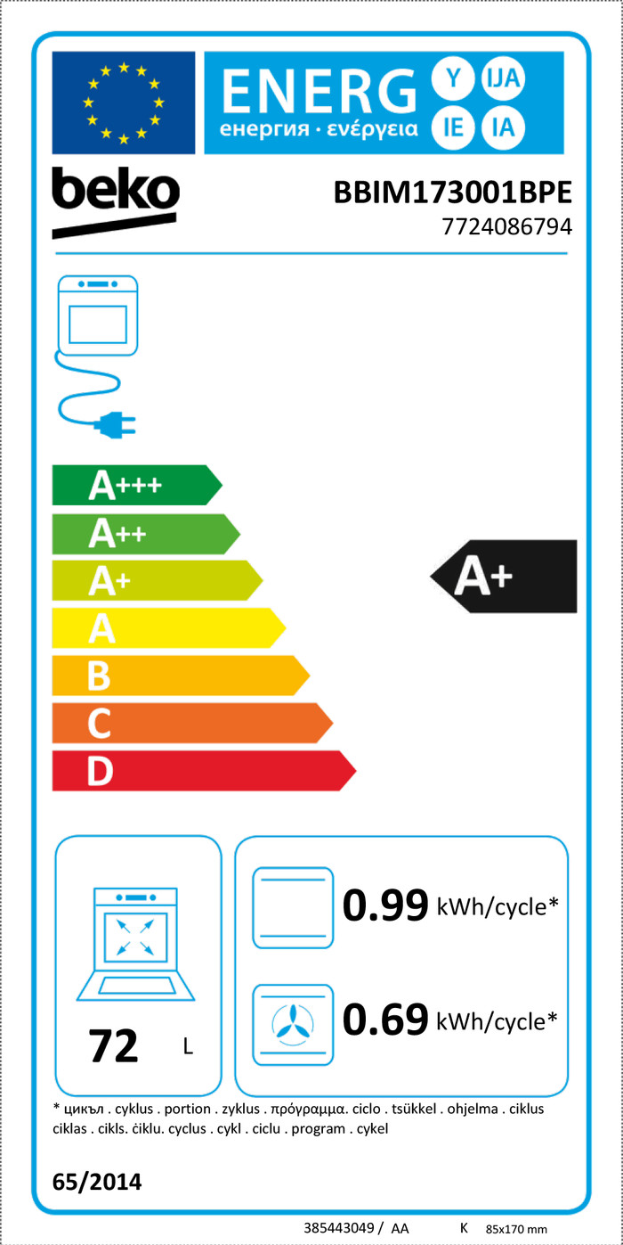 Beko BBIM173001BPE null