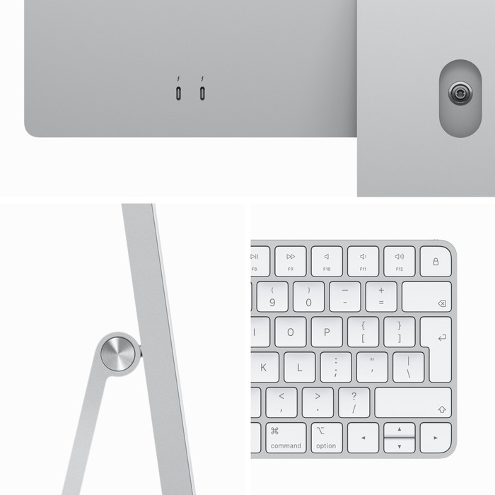 Apple iMac 24" (2023) M3 (8 core CPU/8 core GPU) 8GB/512GB Zilver QWERTY visual leverancier
