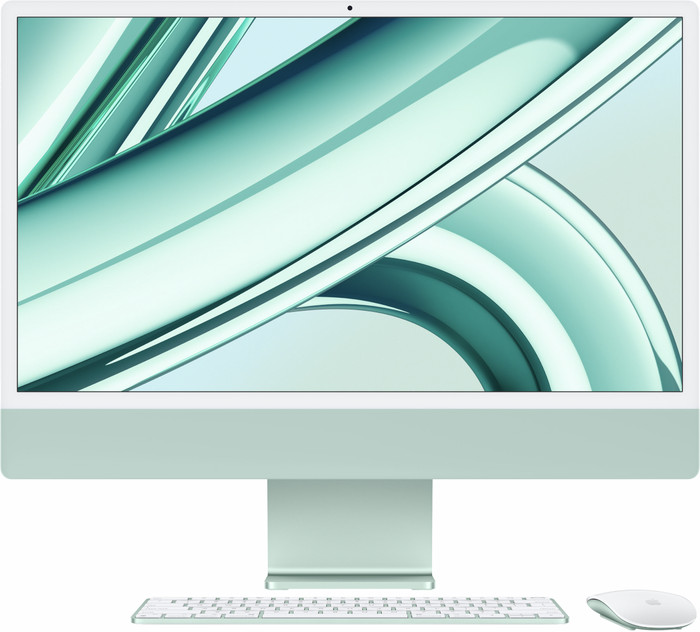 Apple iMac 24 inches (2023) M3 (8-core CPU/8-core GPU 8GB/256GB Green QWERTY Main Image