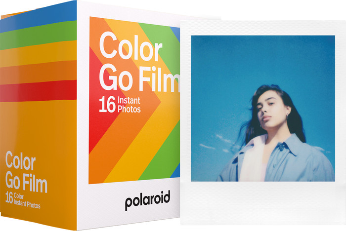 Polaroid Go Color Film Double Pack (16 sheets) inside