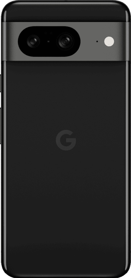 Google Pixel 8 128GB Black 5G + BlueBuilt Back Cover Black null