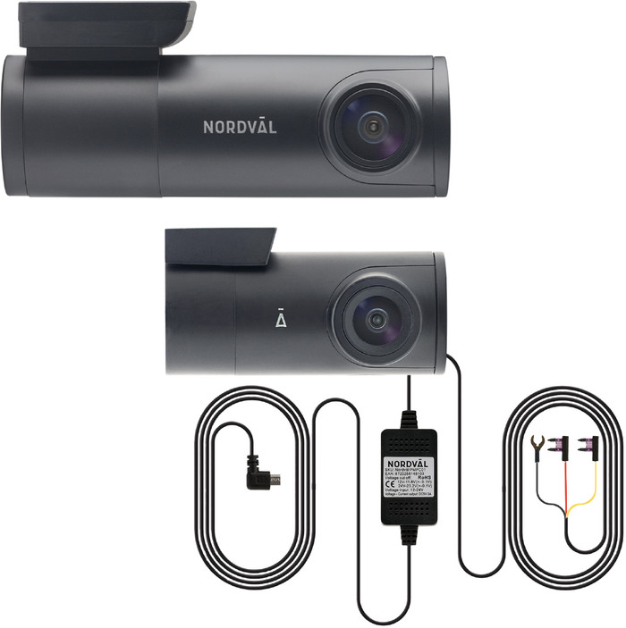 Nordväl DC102-4K Dash Cam 64GB + PMPC02 Parking Mode Cable Set Main Image