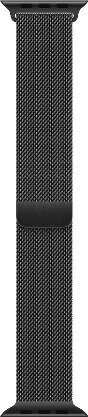 BlueBuilt Milanees Bandje Zwart voor Apple Watch 40/41/42 mm Main Image