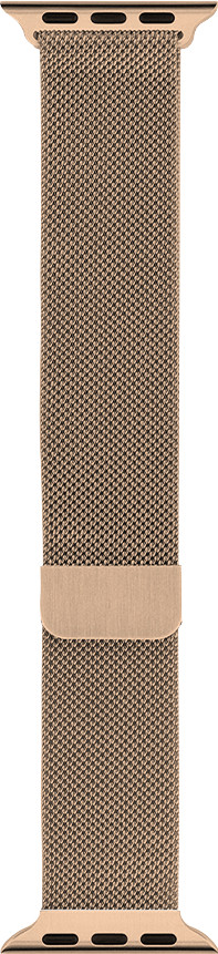 BlueBuilt Milanees Bandje Goud voor Apple Watch 40/41/42 mm Main Image