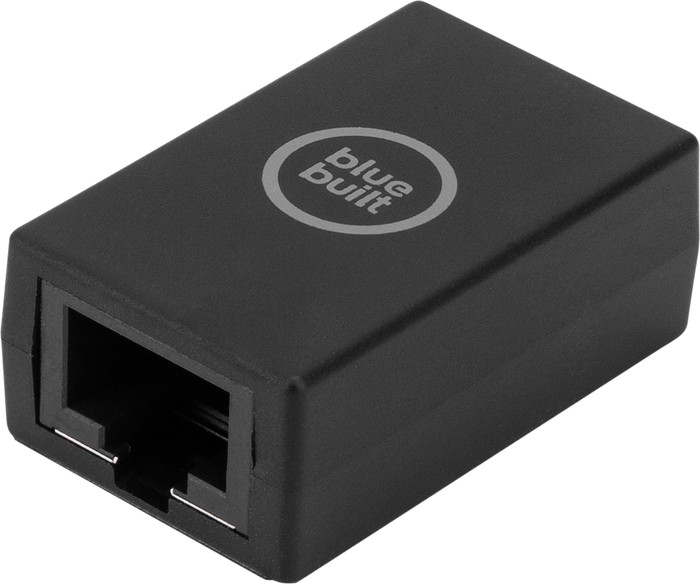 BlueBuilt RJ45 CAT6 koppeling Zwart voorkant