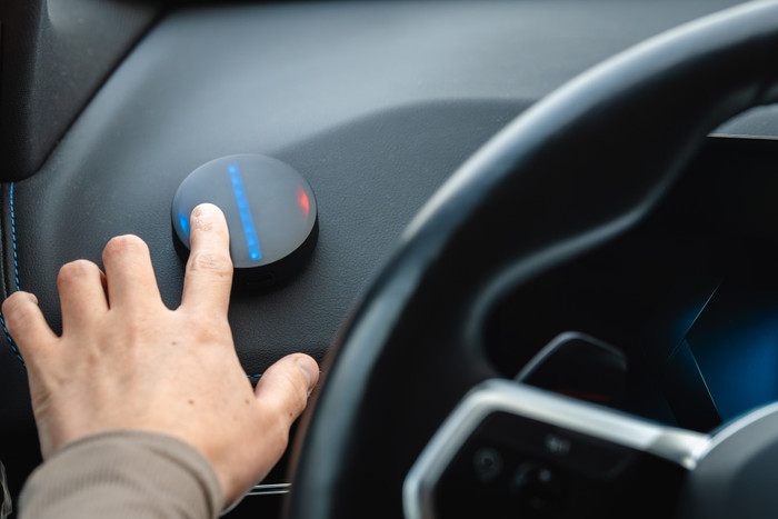 Flitsmeister DOT product in gebruik