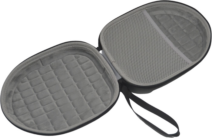 Hoofdtelefoonhoes Zwart (universeel) binnenkant