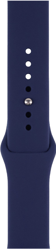BlueBuilt Silicone Watch Strap Blue for Apple Watch 44/45/46mm back