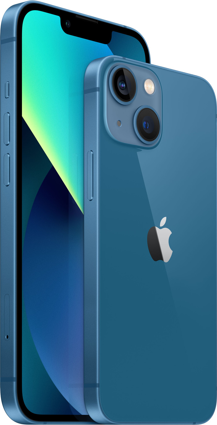 iPhone 13 mini 128 Go Bleu Reconditionné (Comme Neuf) côté gauche
