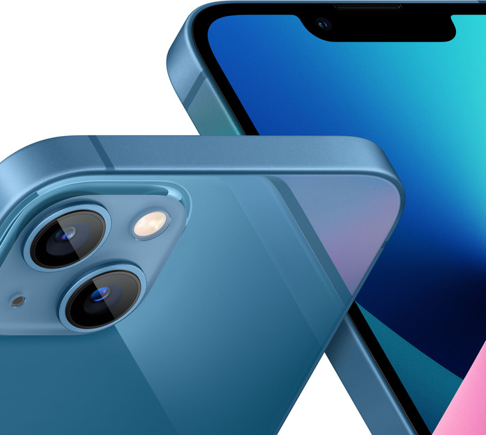 iPhone 13 mini 128 Go Bleu Reconditionné (Comme Neuf) détail