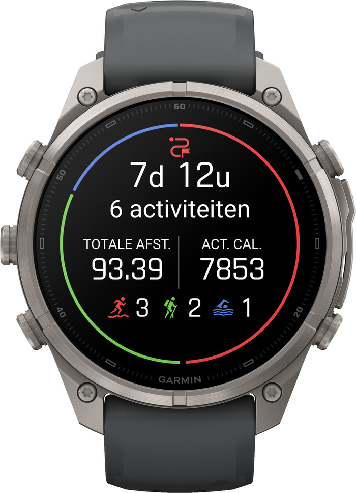 Garmin Fenix 9 Pro Zwart 47mm voorkant