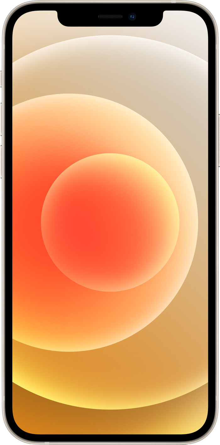 Refurbished iPhone 12 128GB Wit (Licht gebruikt) voorkant