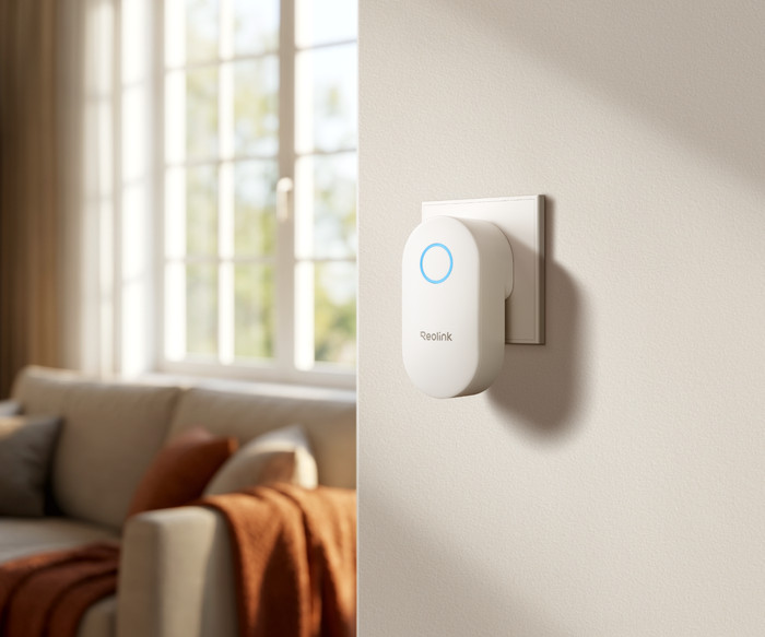 Reolink Chime Plus product in gebruik