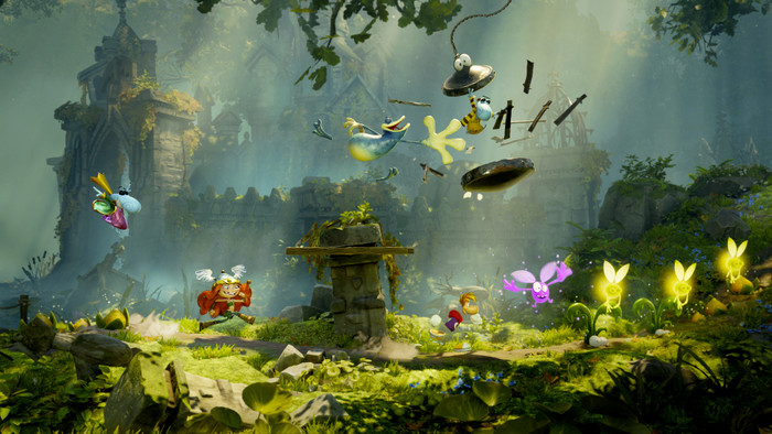 Rayman Legends Retold Nintendo Switch 2 product in gebruik