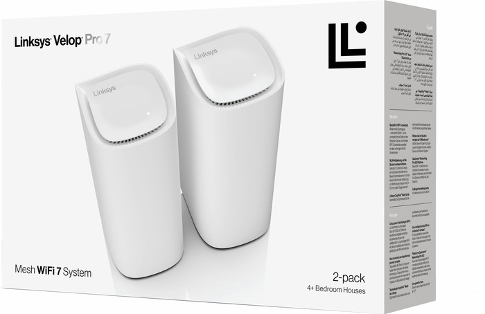 Linksys Velop Pro 7 2-pack packaging