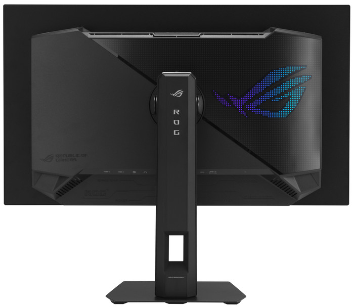 ASUS ROG Strix XG27AQDMGR WOLED achterkant