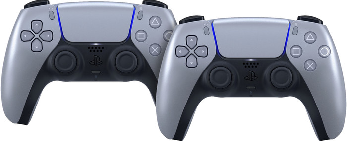 Sony Playstation 5 DualSense Draadloze Controller Sterling Silver Duo Pack Main Image