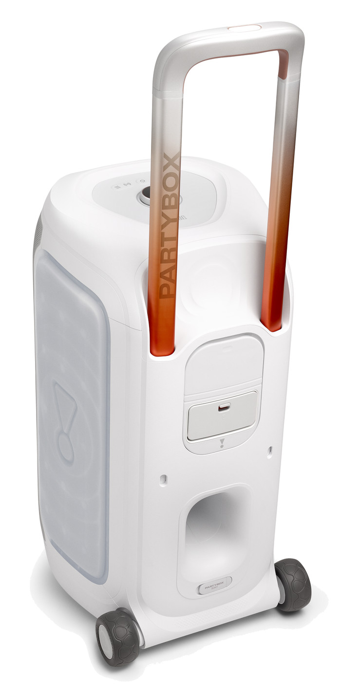 JBL Partybox 330 Wit achterkant