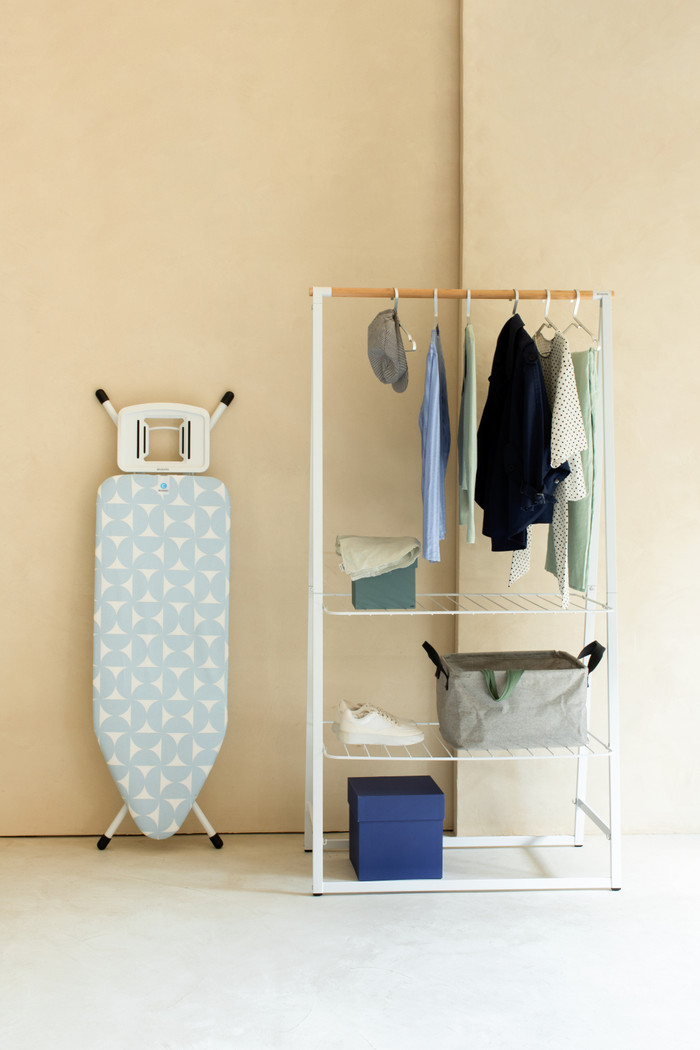 Brabantia Strijkplank C 124 x 45 cm Fresh Breeze product in gebruik