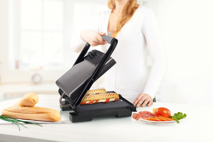 Princess Panini Grill Pro product in gebruik