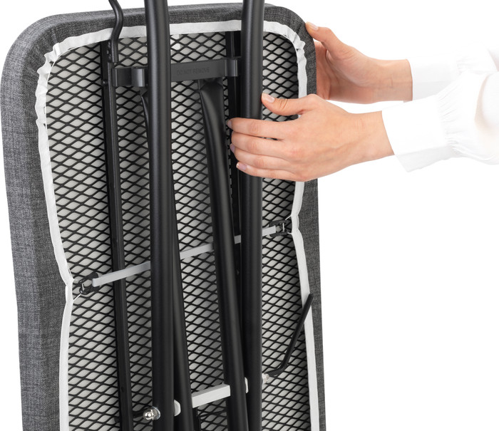 Brabantia Ironing Board C 124x45cm Spring Bubbles product in use