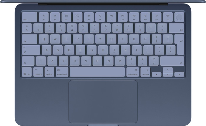 Apple MacBook Neo (2026) A18 Pro 512GB met Touch ID Indigo QWERTY bovenkant
