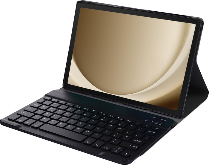 Just in Case Premium Samsung Galaxy Tab A9 Plus Toetsenbord Hoes QWERTY Zwart null