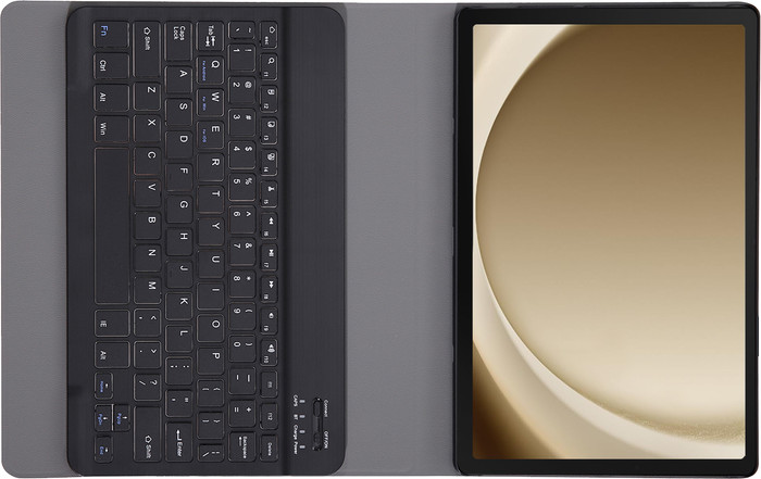 Just in Case Premium Samsung Galaxy Tab A9 Plus Toetsenbord Hoes QWERTY Zwart null