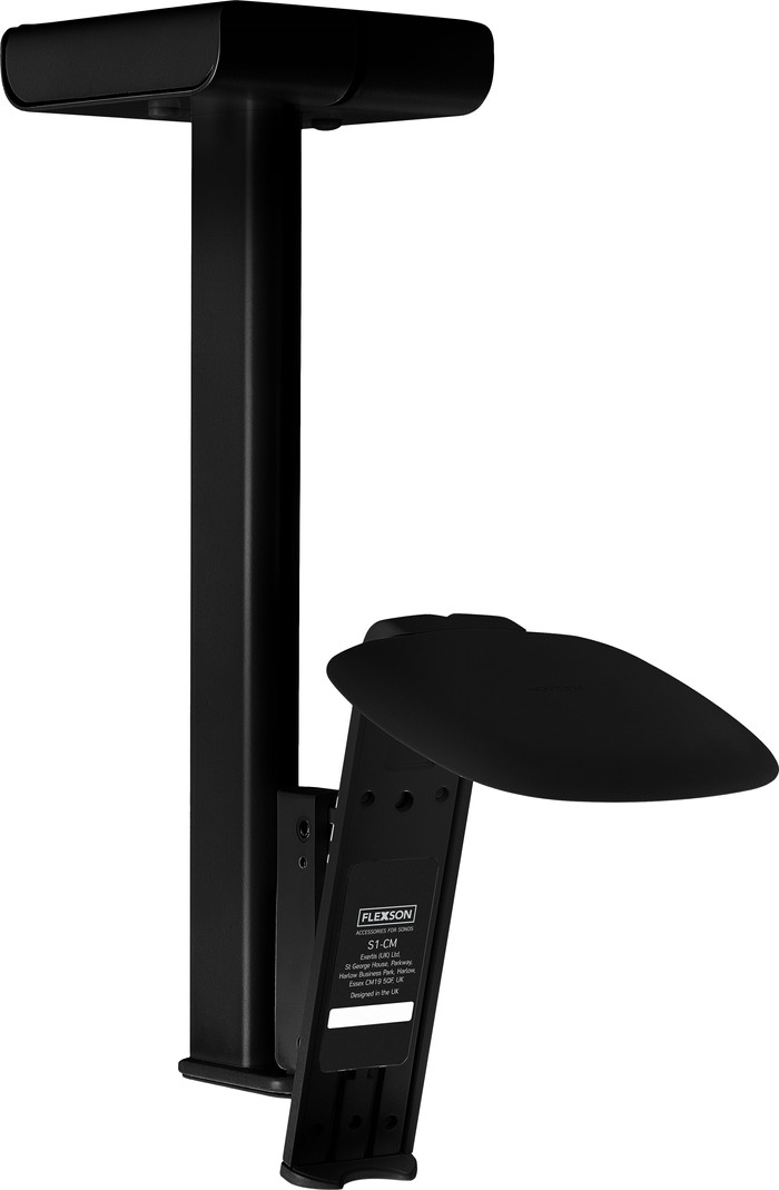 Flexson Era 100 Support de Plafond Noir Main Image